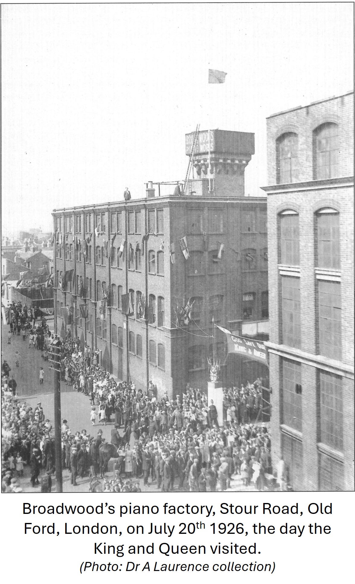 Broadwood Piano Factory 1926